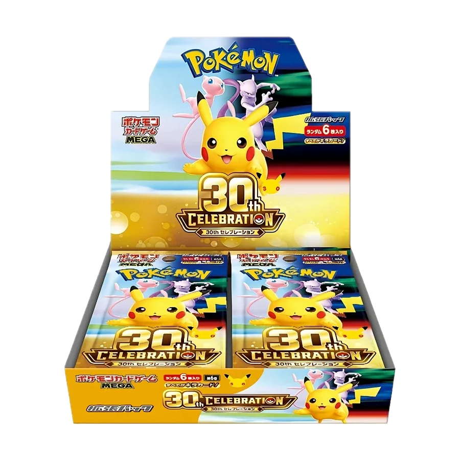 Pokemon 30th Celebration Booster Box (M6a), Japans (Second Wave)